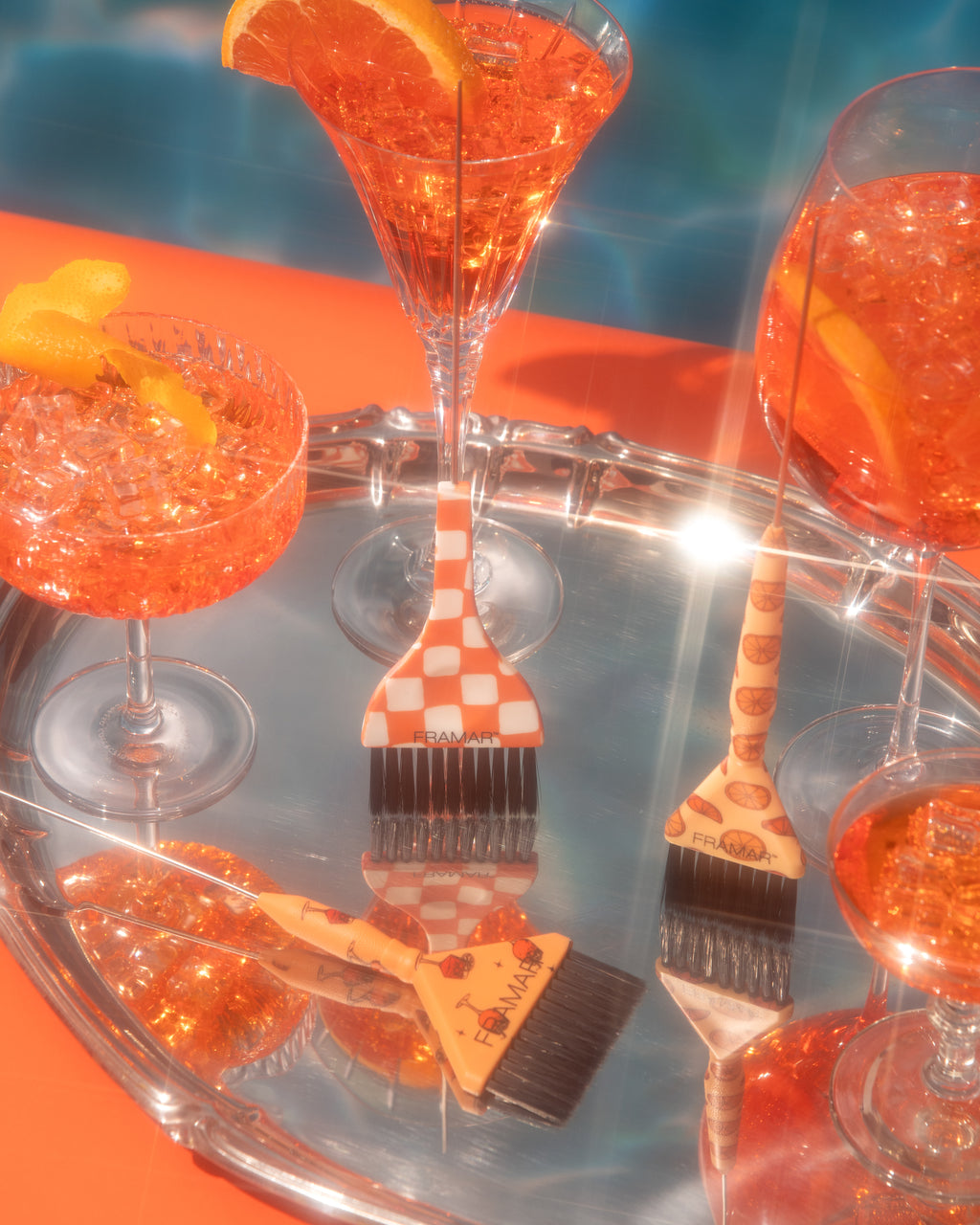 Pinceau Framar à Queue de métal "Puttin' On the Spritz" 3/pqt