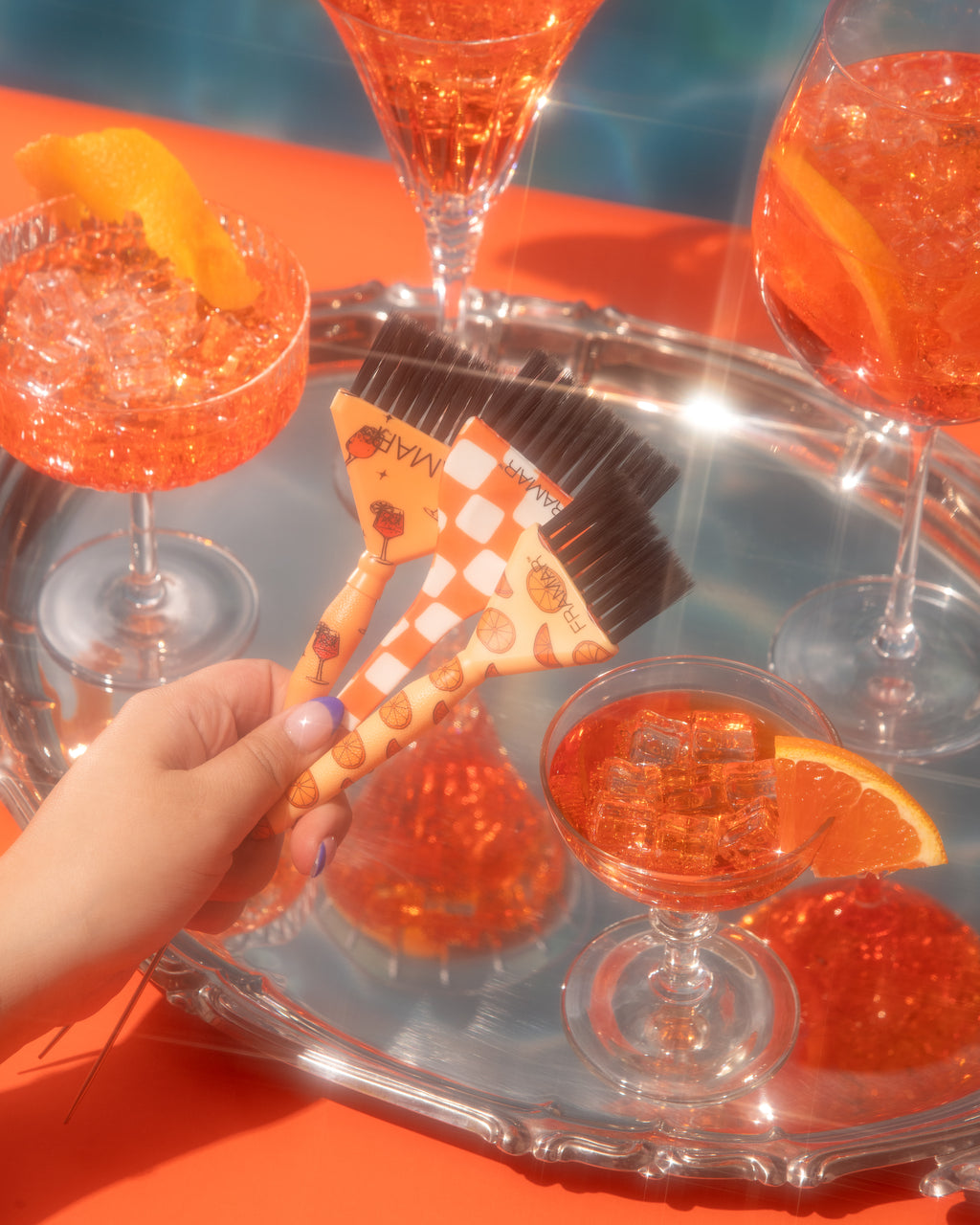 Pinceau Framar à Queue de métal "Puttin' On the Spritz" 3/pqt