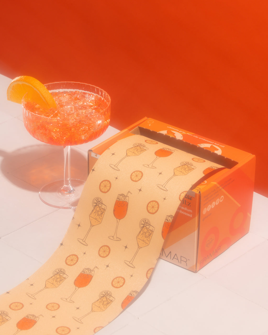 Papier Alum Framar Texturisé 1lb "Puttin' On the Spritz"