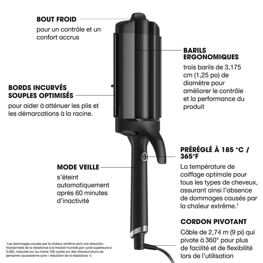 GHD Wave Triple Barrel Curling Iron