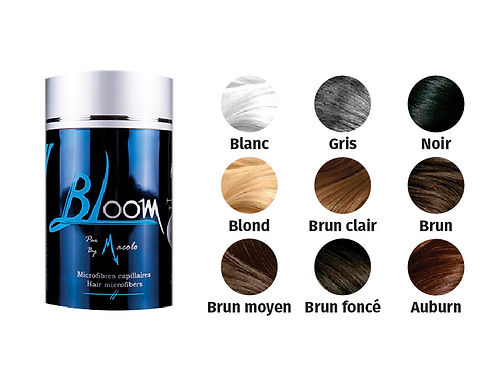 Microfibres capillaires Bloom 25gr Gris #8
