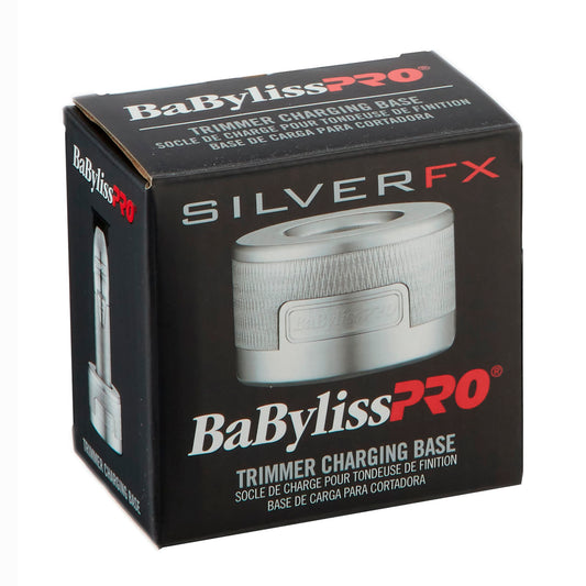 Babyliss Pro base for trimmer Silver finish